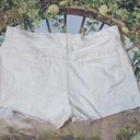 Carly Jean Los Angeles CARLY jean off white jean shorts size large Photo 3
