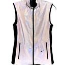 Nike  Flash 3M Running Vest Womens Size XS Silver White Reflective RARE EUC Photo 0