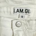 I am gia white denim pleated mini schoolgirl skirt Photo 1