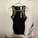 Esley Easley black beaded dress women’s small NWT Photo 5