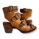 FREEBIRD by Steven New In Box  Quail Chunky Buckle Ankle Boot In Tan Photo 0