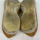 Salvatore Ferragamo  Tan Gancini Espadrille Loafer Slip On Leather Flats Photo 6