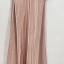 Birdy Grey  Dress Lisa Long Satin  X-large  Rose Gold Wedding guest Prom Party Photo 3