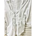 Showpo NWT . Rachana Lace Up Back Longline Shirt Dress White Women's Size US 2 Photo 7