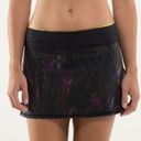 Lululemon  Run: Pace Setter Skirt 
Midnight Iris Multi / Black Size 4 Photo 3