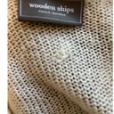 Wooden Ships  Creamy White Swiss Dot Knitted Sweater - size S/M Photo 2