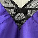 Victoria's Secret Y2K Victoria’s Secret Purple Black Slip Dress Spaghetti Strap Negligée…‎ Photo 3