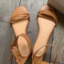 Bamboo Tan Flat Sandals Photo 4