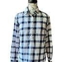 Tommy Hilfiger  womens 1/2 button popover Pink & Black Light Weight Flannel Tunic Photo 0
