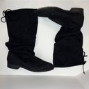 Unisa Over The Knee Black Suede Boots Photo 0