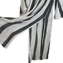 l*space L* Izzy Striped Smocked Coverup Womens Size M Off The Shoulders Side Slits Photo 7