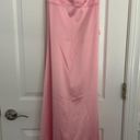 Amazon Pink Satin Slip Dress Photo 0