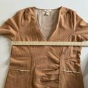 Sundance Loulou Faux Wrap Tunic Sweater in Orange Brown Size Large Photo 11