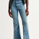 Abercrombie & Fitch  ultra high-rise flare in medium wash size 28/women six NWT Photo 0