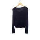 Full Tilt  Navy Blue Scoop Neck Knit Sweater Medium Photo 1