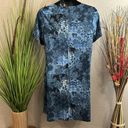 Coldwater Creek # 8  shades of blue knit shirt dress size 1X Photo 3