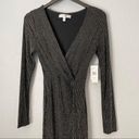 The Row 𝅺NWT A Metallic Sheath Dress Black X-Small Photo 1