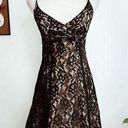 City Triangles Vintage 90s Whimsigoth Black Lace Tea Dress Photo 0