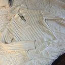 Cream Collared Sweater Tan Photo 0