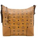 MCM  New Klara Logo Cognac Brown Medium Crossbody Messenger Bag Photo 12