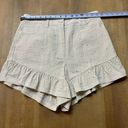 Cinq à Sept 

Neema Rhinestone Seersucker Shorts Size 6 Ruffle Hem Photo 3