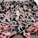 Simply Southern  Navy Blue & Pink Starfish Print Tassel High Rise Shorts Size S/M Photo 6