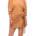 n:philanthropy NWT  Bresson Wrap Dress Duster Cardigan Sweater Camel Oversized S Photo 0