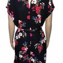 Popsugar  floral short sleeve waist tie dress Photo 2