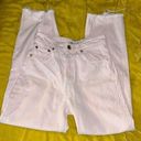 ZARA Size 4 High Waisted Button Down Fly Pale Pink Ankle Length Jeans Photo 0