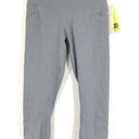 All In Motion New  High Waisted Capri Leggings Sculpted Crop Heather Grey Photo 3