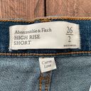 Abercrombie & Fitch NWT  High Rise Short Jean Shorts (Curve Love) - Size 2 (26) Photo 3