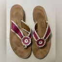 Jack Rogers  Pink  leather Sandals size 7 Photo 3