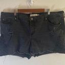 Torrid Women's  Black Lace Trim Shorts Size 24 EUC! Photo 0