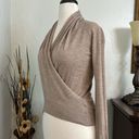 All Saints Rola Twist Pale Pink Merino Wool Long Sleeve Pullover Sweater Size XS Photo 2