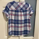 Denim & Co Women’s Size XXS D & Co mpany Plaid Button Down Shirt Photo 1