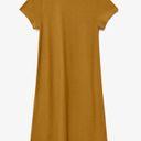 Everlane  Women's Size Small Amber Gold The Weekend Swing Dress Photo 2