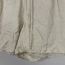 Krass&co  Ellen Tracy Womens Size XL Sandstone Linen Drawstring Shorts Pockets Photo 2