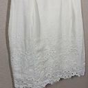 The Row  A Medium Ivory Eyelet Embroidered Mini Dress Sleeveless Photo 1