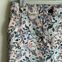 Bermuda Boden Floral Paisley Print High Waist  Lavender Shorts Size 8 NWT Photo 4