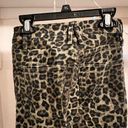 Good American NWOT  Good Waist Sage Leopard Cropped Jeans Photo 5