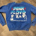 Pink Floyd Blue Stone wash Tie Dye Sweatshirt Dark Side of the Moon size XS Photo 2