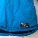 L.L.Bean  Blue Hooded Windbreaker Vintage Jacket | S Photo 2