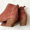 Frye NEW  Alton Leather Chelsea Boots Rosewood Suede Size 7.5 Photo 6