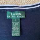 Ralph Lauren Vintage Lauren  90s Cotton Button Down V Neck Cardigan Sz Large PW11 Photo 6