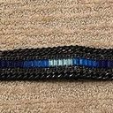 BCBGMAXAZRIA  Black and Blue Gem Chain Belt Photo 0