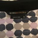 BCBGMAXAZRIA Multicolor Faux Wrap Top Shirt XS Photo 1