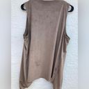 Bobeau size L brown suede Vest Photo 9