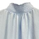 T Tahari Women's Ruffle Sleeve Open Neck Blouse Career Size L Boho Chick Photo 5