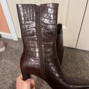 Krass&co Wesley and  Boots Genuine real leather reptile heel size 8 Brazil shoes Photo 4