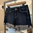 White House | Black Market  Denim Cuffed Shorts Size 4 Photo 0